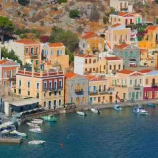 Symi harbour